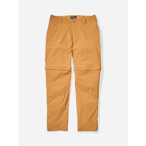 Marmot Transcend Convertible Pants - Mens Hiking Pants Yellow CA486192 Canada